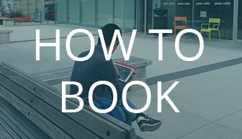 graphic title How to Book