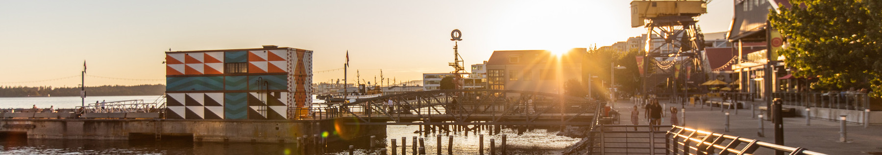 The Shipyards at Golden Hour