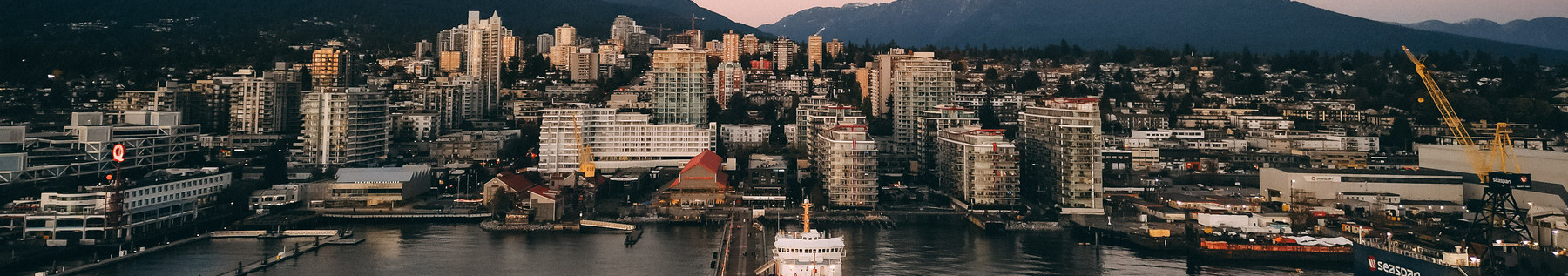 Aerial view of City and Shipyards