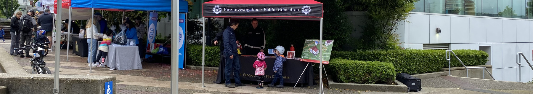 Public Safety and Fire Prevention booth