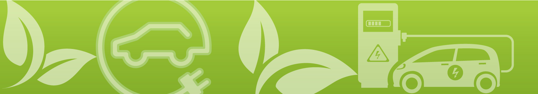 green elecrtric vehicle graphic