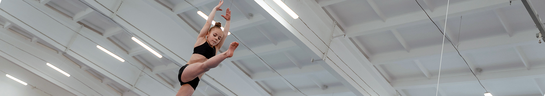 gymnast hard at work