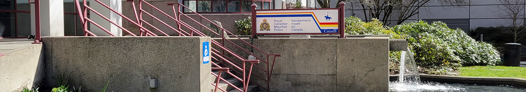 exterior of RCMP building