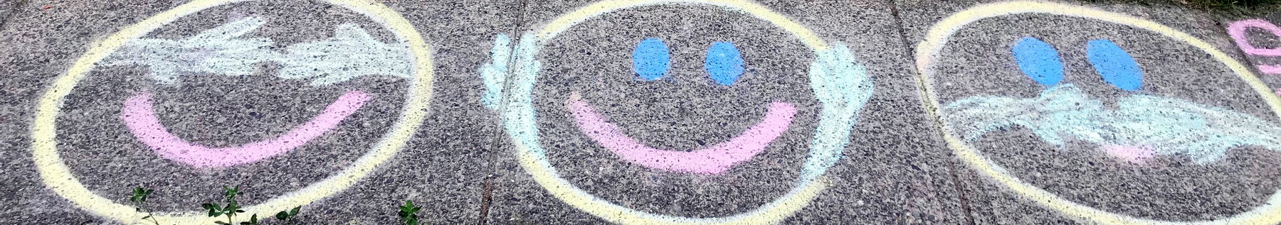chalk art on sidewalk