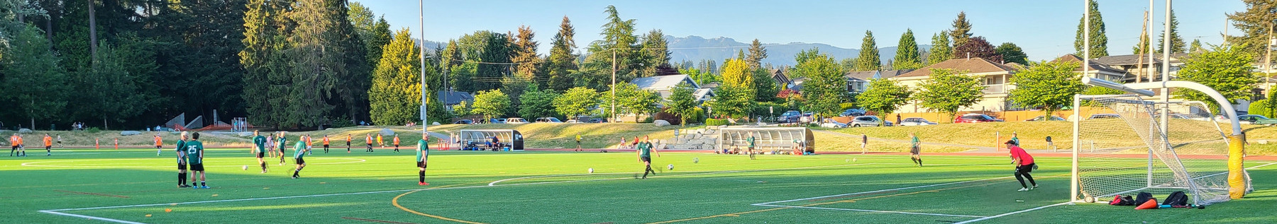 players on sports field