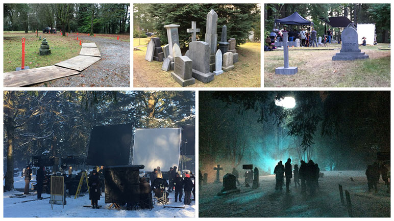 City of North Vancouver Cemetery filming