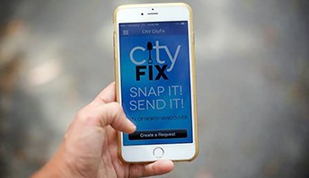 CityFix app photo