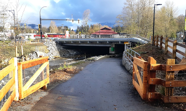 gates at Mosquito Creek Bridge Trail