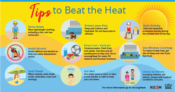 Tips to beat the heat