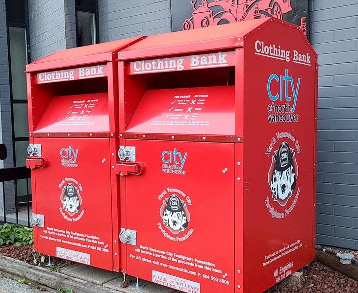 clothing donation bin