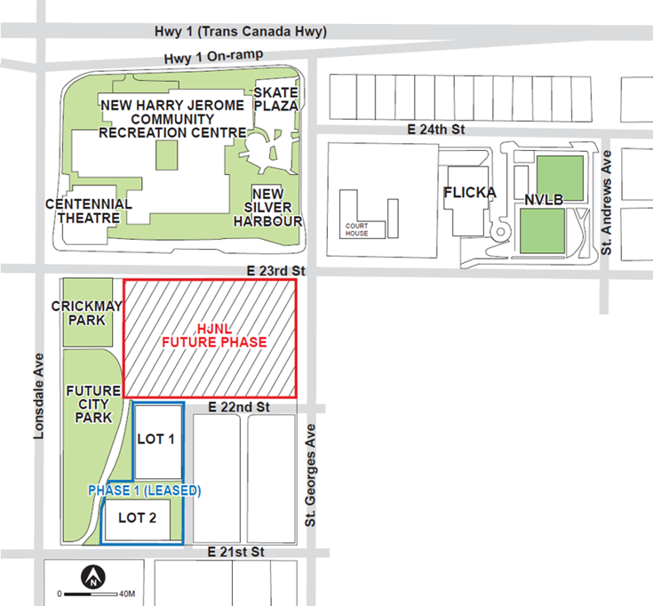 Harry Jerome Project site map