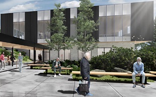 rendering of exterior of new Silver Harbour