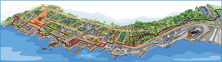 Spirit Trail Map City of North Vancouver section