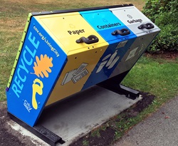 parks recycling waste bins