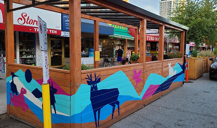 parklet 1500 block Lonsdale