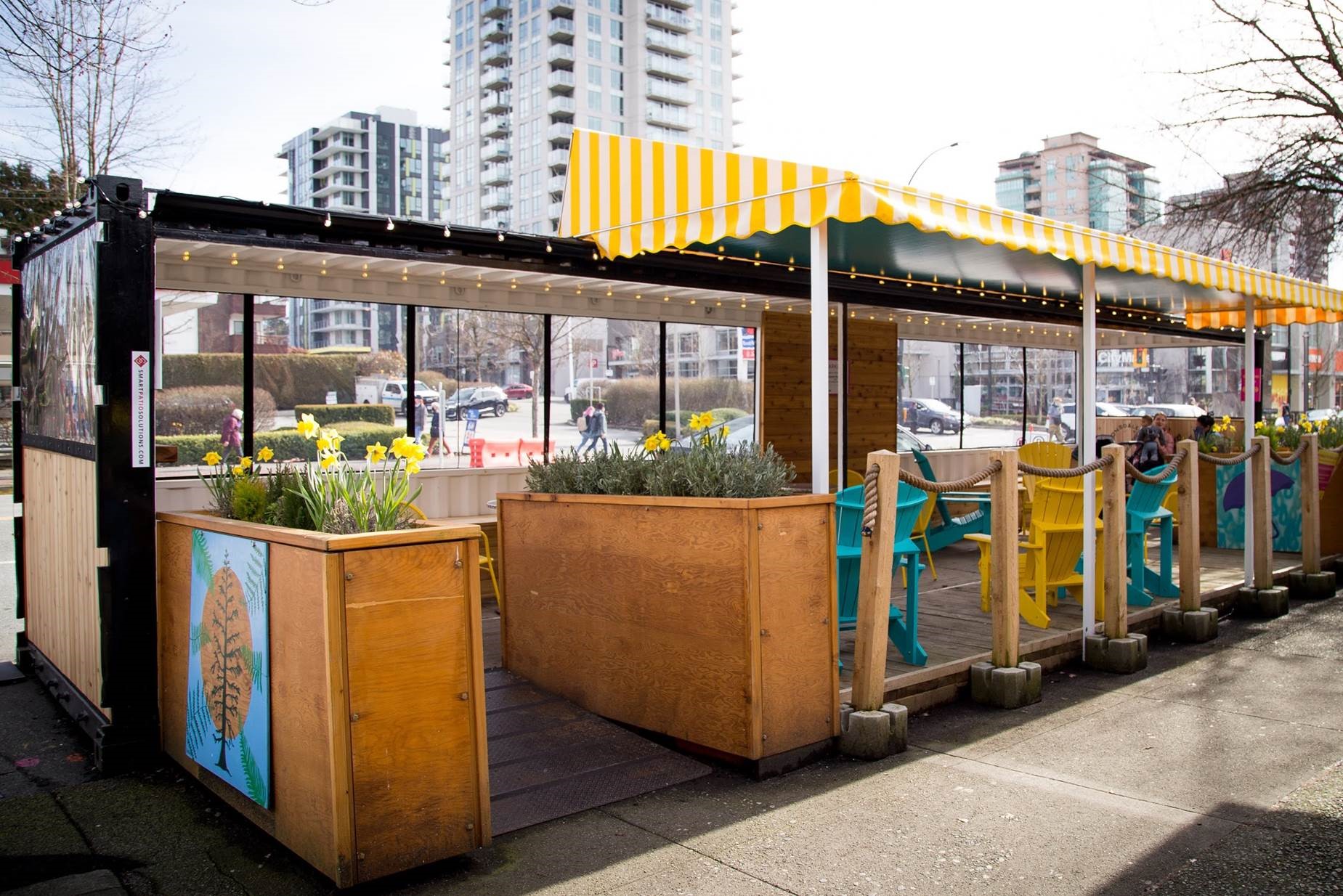 Parklet Shipping Container 17th Seaspan