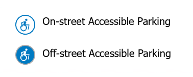 Accessible Parking map legend