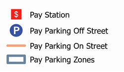 pay Parking map legend