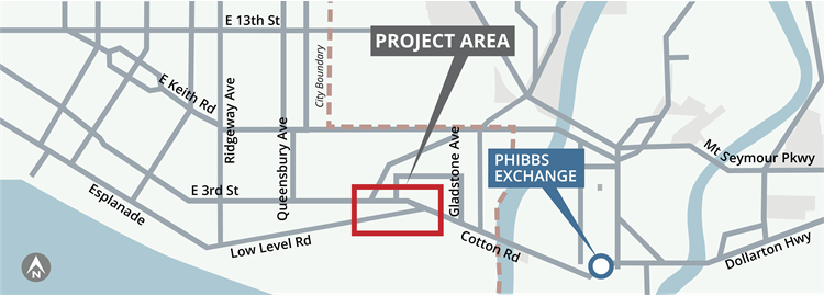 new rapid bus project area