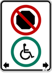 accessible parking sign