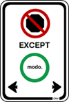 modo parking sign