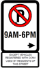 sign for Resident Permit Only parking
