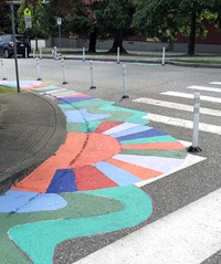 street mural near Ridgeway Elementary