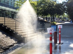misting station