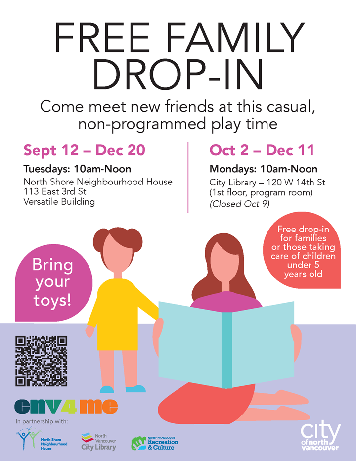 Post of Free Family Drop-ins