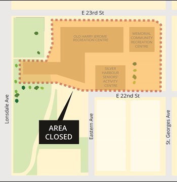 Map of the Harry Jerome Neighbourhood Lands