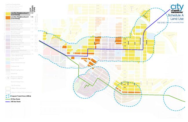 Map of Current OCP Low 1 and 2