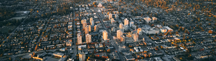 Aerial of the City of North Vancouver
