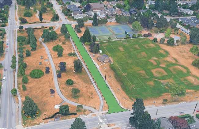 Grand Blvd Park expansion at Ray Perrault Park
