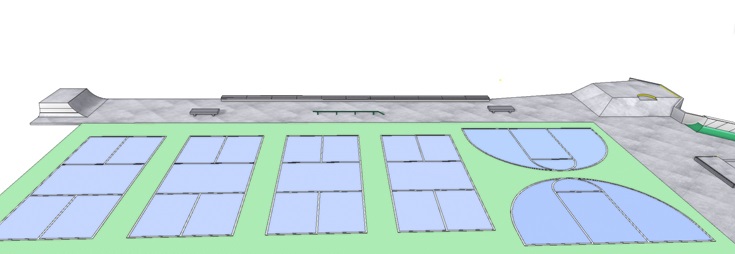 Mahon Skate Park final concept - view 1