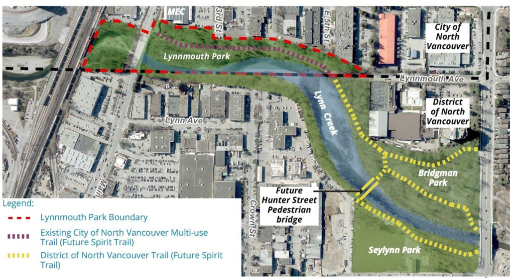 Lynnmouth Park improvements map