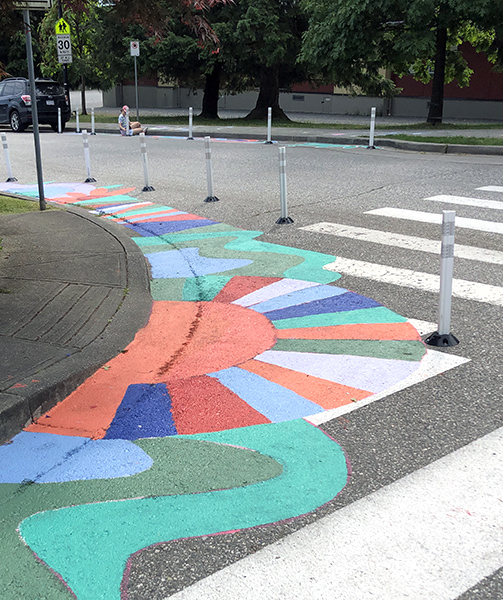 street mural near Ridgeway Elementary